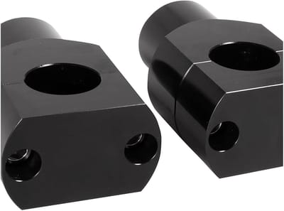 Stuurverhogers Motorfiets - Stuur Riser - Rijcomfort Verbeteren - Aluminium Legering - 25MM - Zwart