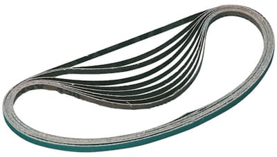 Wurth - Linnen schuurbnd zirk.korund sch.vijl - Schuurband powerfile Zirkonium korund voor elektrische schuurvijl - x 20 st - Korrel 100 Type
