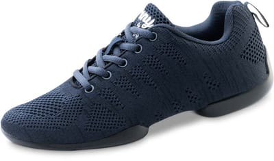 Anna Kern Suny 4030 Danssneakers Blauw - Sportschoenen Heren - Splitzool - Salsa, Latin, Ballroom - Trainingsschoenen - SUNY - Donkerblauw - 41 1/3