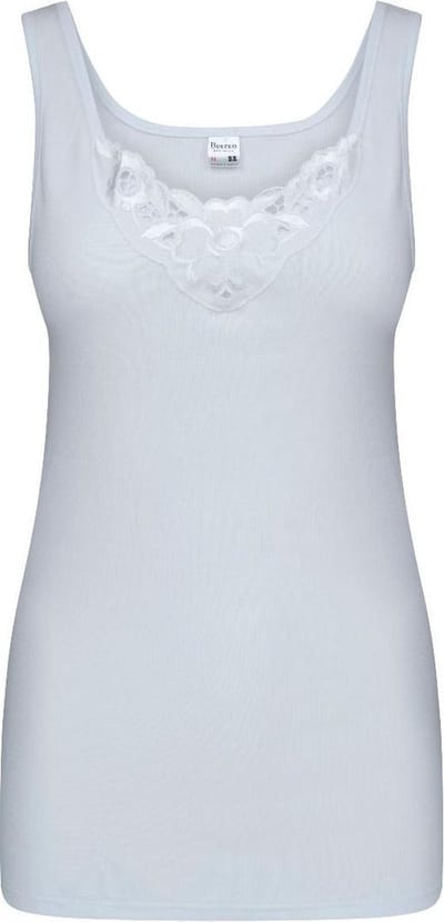 Beeren Bodywear Dames hemd Viola wit, maat M 38/40
