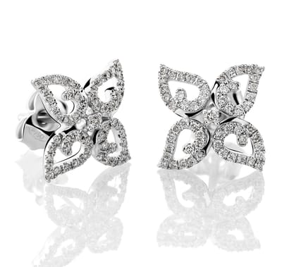 Orphelia OD-5321 - Oorstekers - 18 Karaat Witgoud / Diamant 0.36 ct