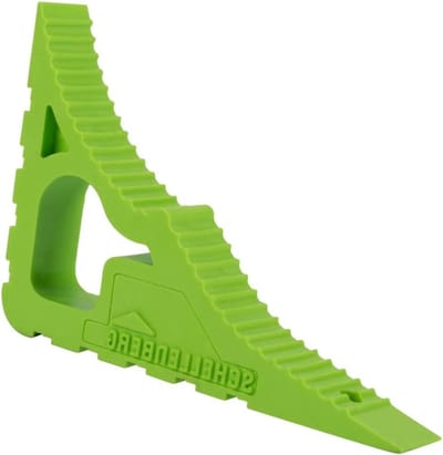 Deur Stopper - Raamklem Deurfixatie - Ramen Deuren Vastzetten - Beschermt Tegen Schade - 12 x 8.5 cm - Groen