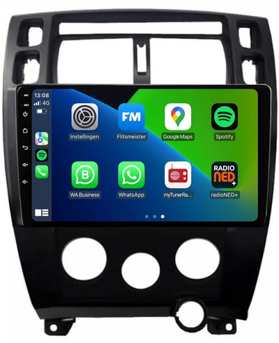 Carplay autoradio geschikt voor Hyundai Tucson | 2004 t/m 2010 | Android 13 | Draadloos Apple Carplay & Android Auto | 2GB + 32GB | 8-Core processor | Davilon | 2025 model | 2004 2005 2006 2007 2008 2009 2010 | Bluetooth & Wifi