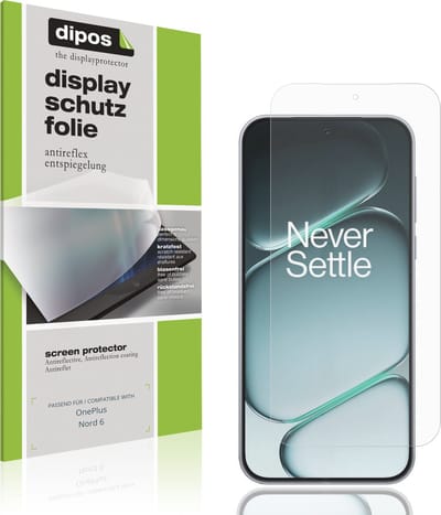 dipos – 4x Matte Beschermfolie geschikt voor OnePlus Nord 6 | Krasbestendige & antireflecterende Screenprotector Ultra-Thin