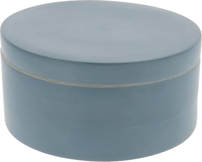 Compactor Opbergdoos Julie 16 X 8,5 Cm Bamboe Petrolblauw