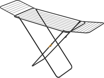 Droogrek met vergrendelbare vleugels - veiligheidsvergrendeling - 52 x 176 x 96 cm - 18 m droogoppervlak - design en kwaliteit - sterkste droogrek - kleding