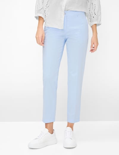 Brax Dames Chino  Style MARON S, lichtblauw, maat 50L