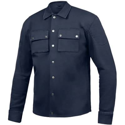 Ixon Settler Marineblauw Textiele Motorshirt - Jas