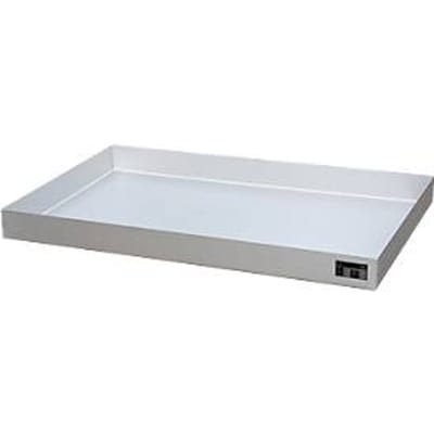 Bauer KGW-P 4 V4A kleine containerbak, voor Euro- en chemiepallets, roestvrij staal, L 1200 x B 600 x H 120 mm, tot 200 kg