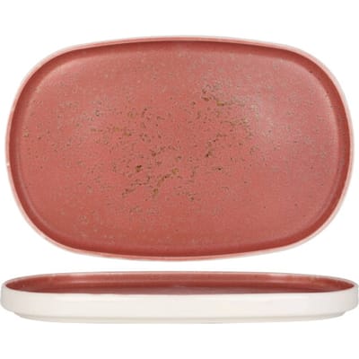 Rinart Serveerschaal - Rosa - Porselein - 34 cm - set van 2