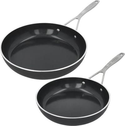 Demeyere Alu Industry 3 Ceraforce Koekenpannen - 24+28cm - 2-delige set - PFAS Vrij - Inductie