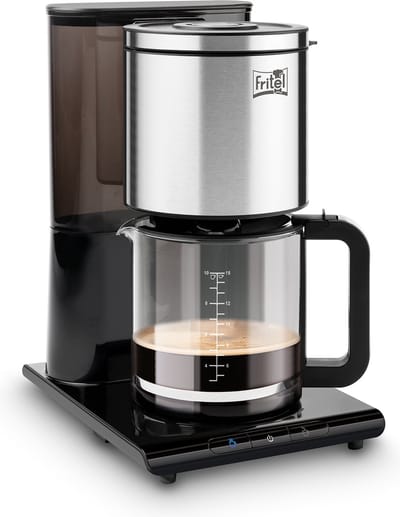 FRITEL Koffiezetapparaat CO 2150 - Koffiemachine / Koffiezet - 1,5L - 10-15 Kopjes - Filter - Zichtbaar waterniveau - Warmhoudfunctie - Ecodesign - Zwart