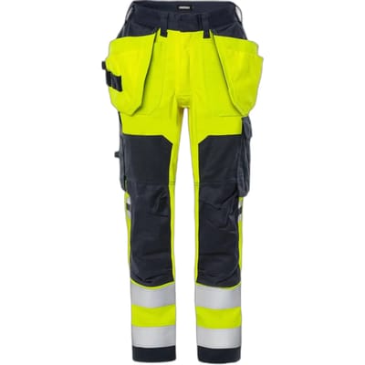 Vrouwelijke stretch werkbroek hoge zichtbaarheid klasse 2 Fristads 2164 ATHF