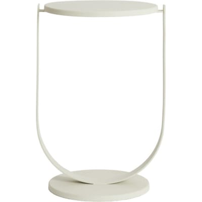 Light & Living Bijzettafel Triana - Wit - Ø45x65.5cm - Modern