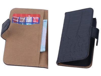 Grijs Hout Samsung Galaxy S4 Mini i9190 Book/Wallet Case/Cover