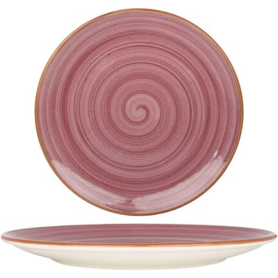 Bonna Dinerbord - Aura Blackberry - Porselein - 27 cm - set van 6