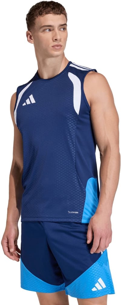 adidas T-shirt Heren Tiro 26 Competition Sleeveless Jersey Donkerblauw - Maat S