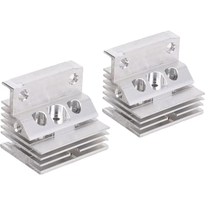 2 stuks 3D-printer Hotend Heatsink Aluminiumlegering Heatsink Koelblok Vervanging voor K1 K1 white