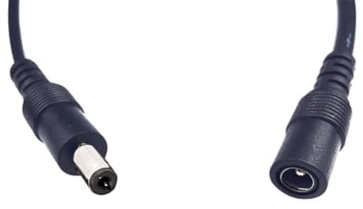 DC Splitter Kabel 5,5 mm x 2,1 mm voor LED Strip en CCTV Camera - 1 naar 4 Aansluiting