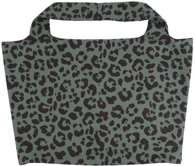 Strandtas met Jaguar Print - Katoen - Shopper - Schoudertas met Dierenprint - 50/63 x 40 x 11 cm