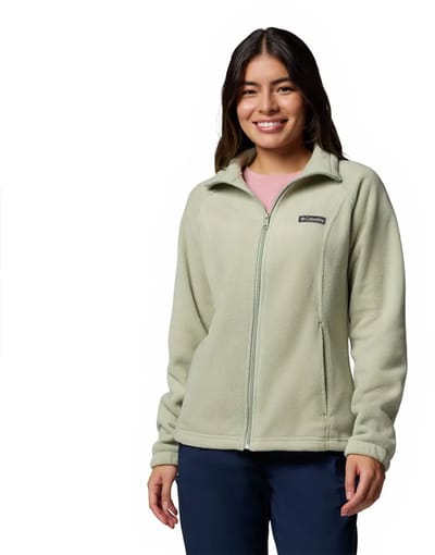 Columbia Benton Springs™ Fleece Met Volledige Rits Groen L Vrouw