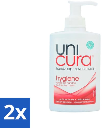 Unicura - Handzeep Pompje - Hygiëne - 250 ml - Voordeelverpakking - 2 stuks