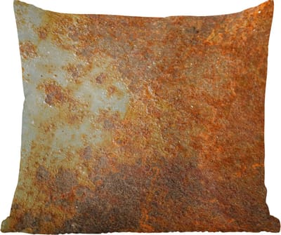 Sierkussens - Kussentjes Woonkamer - 60x60 cm - Roest - Muur - Zwart