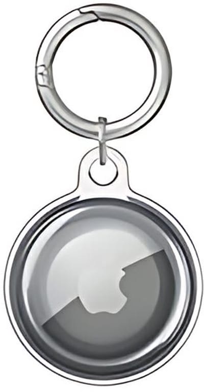 Mercury AirTag-Serie - Beschermhoes - Zwart - Solide Ring - TPU Materiaal