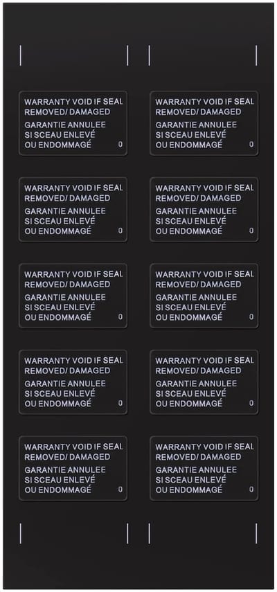 Dailygoods- Garantie Stickers 10 Stuks - Vervangende Garantielabels - Compatibel met PS4 Pro - Beveiliging Stickers - Garantie Vervalt Bij Verwijderen - Reparatie Service