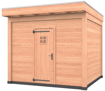 Douglas overkapping, 300 x 300, met schuur, Westwood Comfort Premium