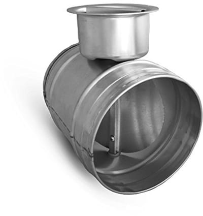 Ventilatiebuis met smoorklep en volumestroomregelaar Ø 150 mm