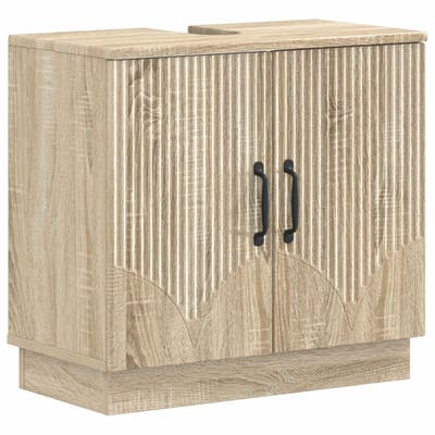 vidaXL - Wastafel - kabinet - voor - de - badkamer - HOORN - Sonoma - Eiken