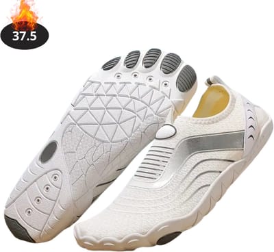 Bovista Waterschoenen Voor Kinderen & Volwassenen - Aqua Shoes - Aquaschoenen - Afzwemschoenen - Zwemles Schoenen - Wit - 37.5