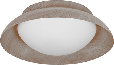 LEDVANCE ORBIS MILAN plafondlamp 305mm, houtkleur, 2XE27