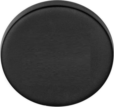 Ivana blinde ronde rozet - Deurbeslag - 52X6MM - MAT ZWART