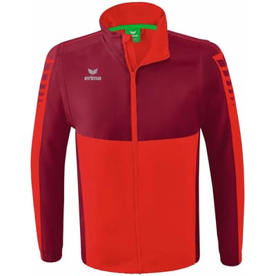 Erima Six Wings Jack Met Afneembare Mouwen Heren - Bordeaux / Rood | Maat: M