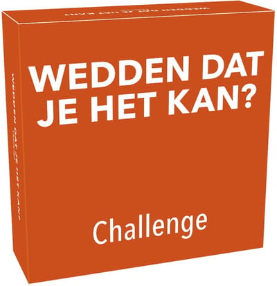 Tactic Wedden Dat Je Het Kan? Challenge! – Bordspel – Familiespel – Partyspel – 3-8 Spelers – Vanaf 10 jaar