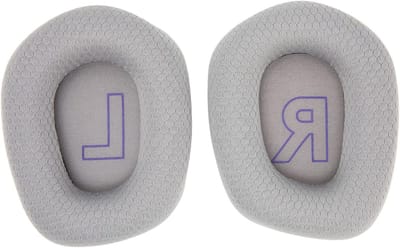 Vervangende Oorkussens voor Gaming Headset, Comfortabele Oorkussens, Reparatie Onderdelen voor Earshells (Zilvergrijs)