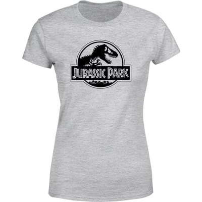 Jurassic Park Logo Women's T-Shirt - Grey - XS