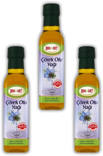 Bagdat - Biologische Komijnolie Zwart 225g - Corek Otu Yagi - 3 Stuks