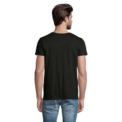SOLS Heren Pioneer Biologisch Katoenen T-Shirt (Diep zwart)
