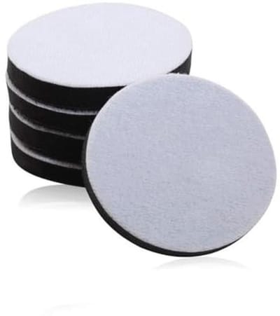 Schuim Polijstpad - Bufferkussen - Oppervlakken Polijsten - Zachte Schuimlaag - 5 Stuks 75 mm - Zwart
