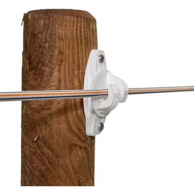 Gallagher W-Isolator Super Wit (175) - Voor grote afrasteringsprojecten met draadisolatie