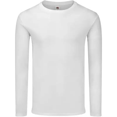 klassieke lange mouwen T-shirt Fruit of the Loom Iconic 150