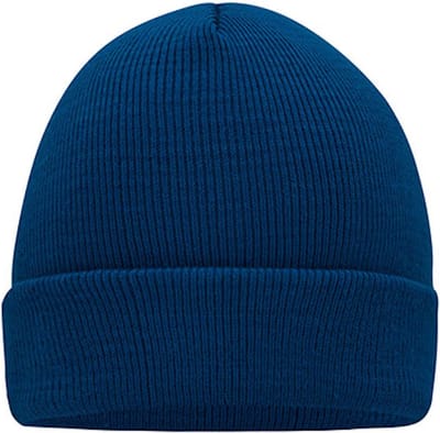 Myrtle Beach 'Knitted Cap' Beanie Donkerblauw