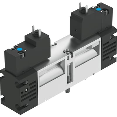 Festo 2x3/2 NC Monostabiel Lucht Magneetventiel Bouwgrootte 26mm ISO 15407-1 900l/min - 546692