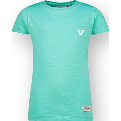 Vingino Boys Helange T-shirt Fearless Turquoise Size: 10 | T-shirts Outlet | Unisex | Blauw