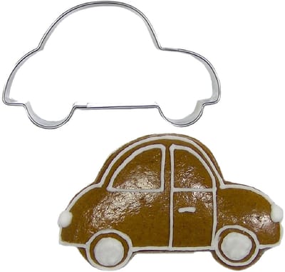 BrandNewCake Uitsteekvorm Auto RVS 7cm