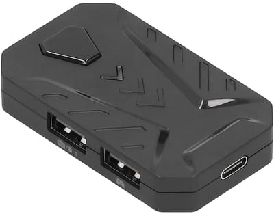 Allecto - Toetsenbord Muisadapter - Gamecontroller-converter - Superieure game-ervaring - Zwart - Compatibel met P3 P4 P5 X360 - Voor gamers - Bedraad