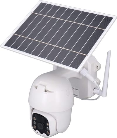 Draadloze Beveiligingscamera - Buitencamera Nachtzicht - Huis Beveiligen - IP65 Waterdicht - 3MP HD - Zwart